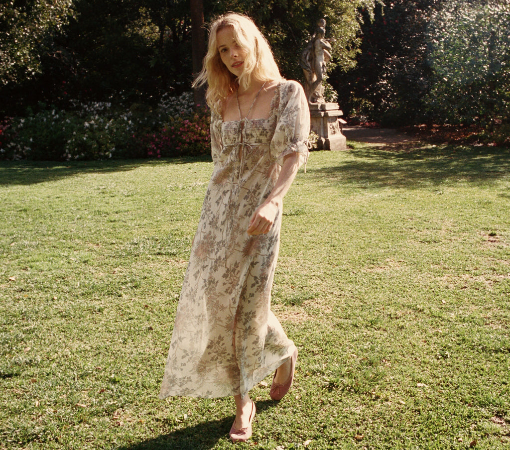HMD -- VETIVER DRESS -- SALT SUMMER FLORAL