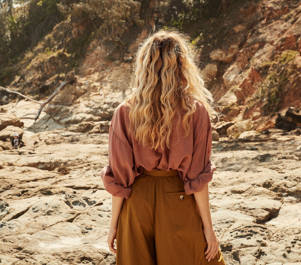 HMD -- THE JANE BLOUSE -- CANYON