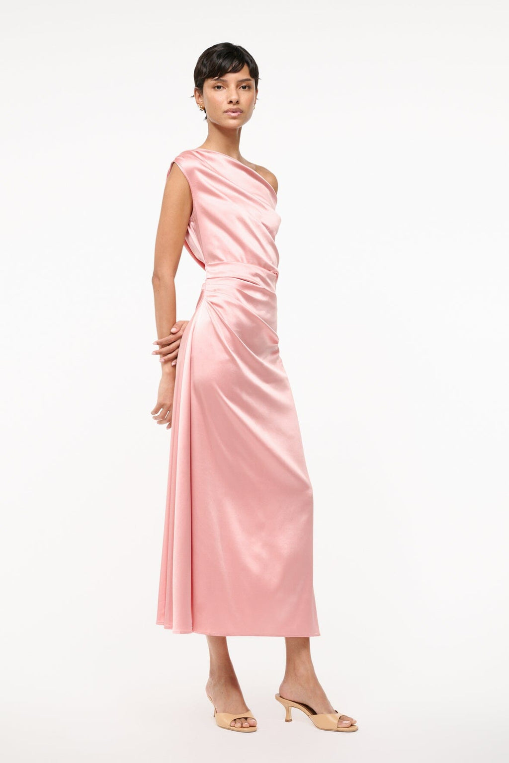 PHARE SILK DRESS | ROSE