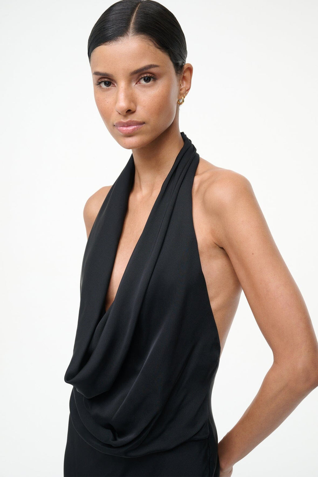 POPPI SILK DRESS | BLACK