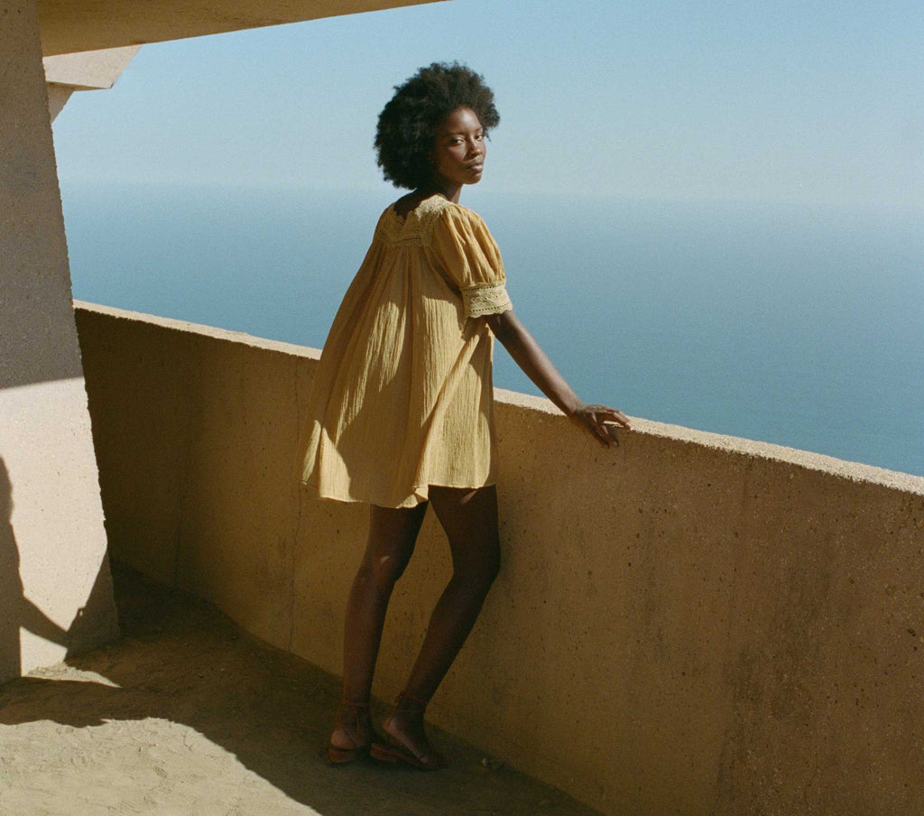 HMD -- NAVAN DRESS -- WHEAT