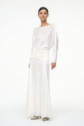 FREDA SILK DRESS | IVORY