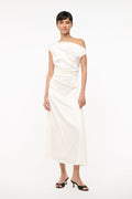 PHARE SILK DRESS | IVORY