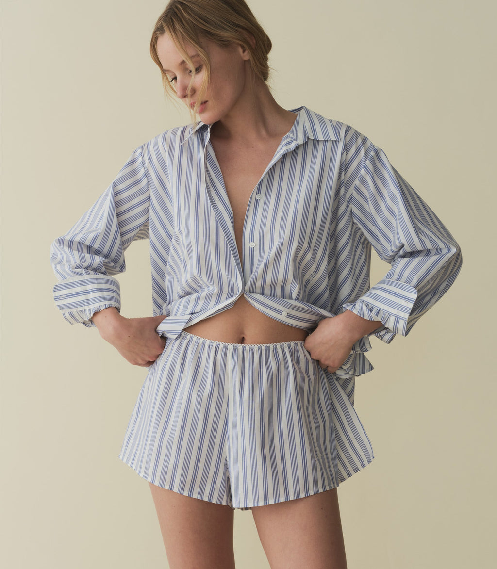 HMD -- THELMA SHORT -- INDIGO SORRENTO STRIPE