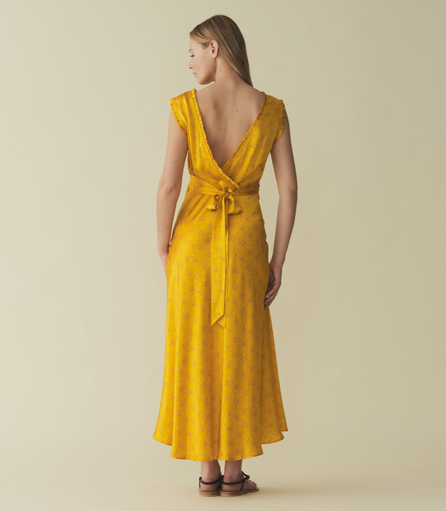 HMD -- TAHLIA DRESS -- GOLDENROD HILLSIDE HEATHER