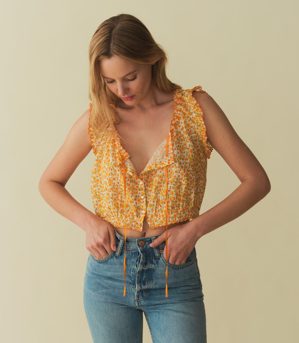 HMD -- TRAVELER TOP -- CLEMENTINE DAISY FIELDS