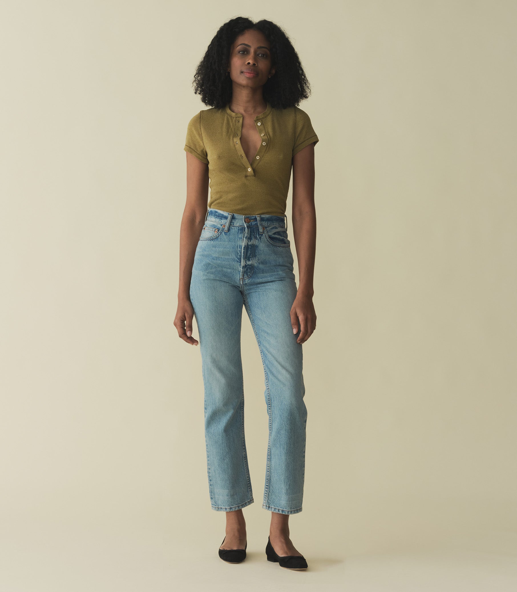 HMD -- VIENNE SILK TEE -- VERBENA
