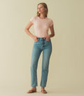 HMD -- VIVI TEE -- PETUNIA PINK QUELLE JOLIE POINTELLE