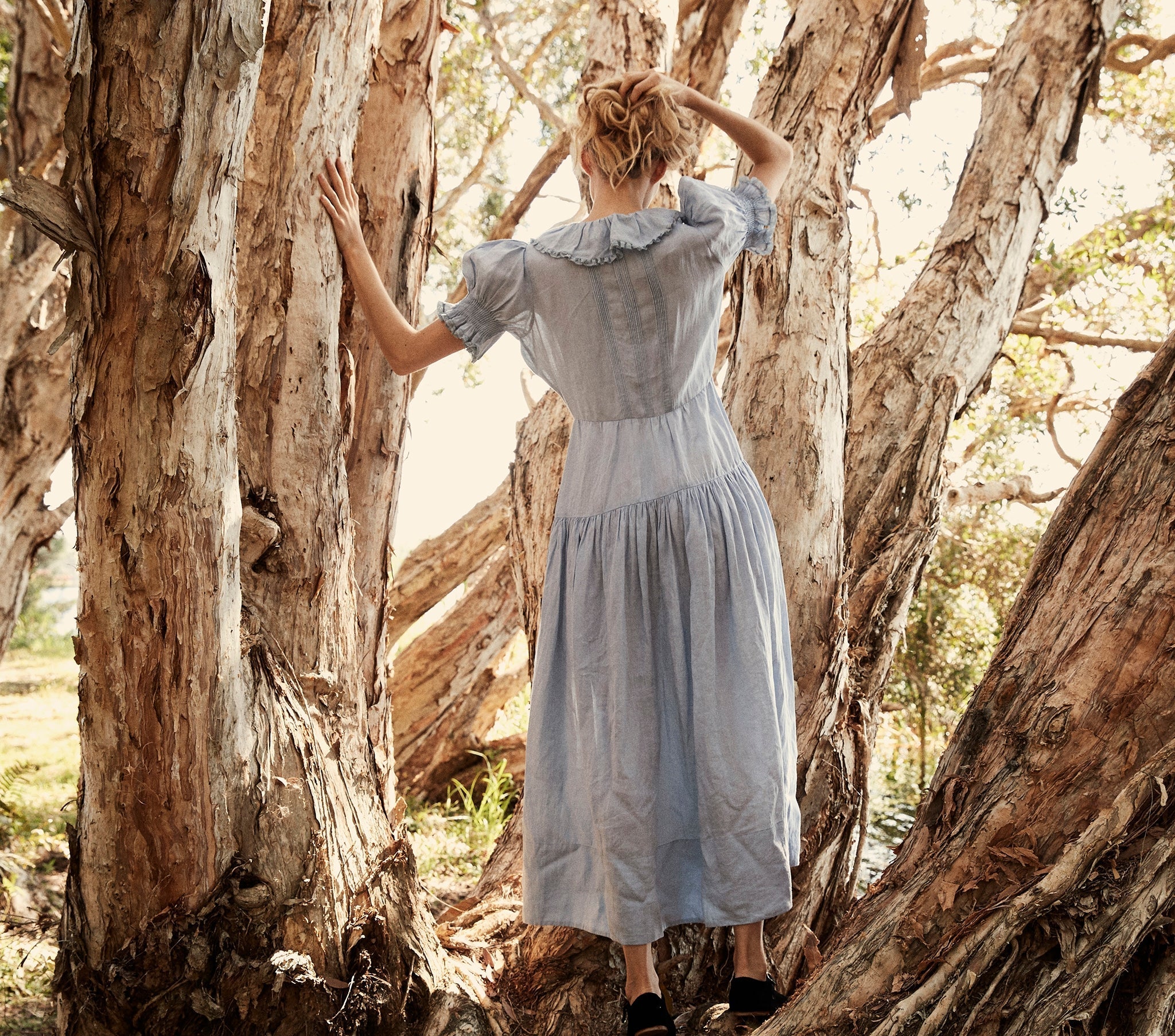 HMD -- THE POET DRESS -- FRENCH BLUE