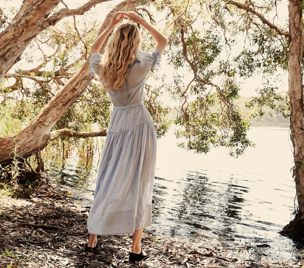 HMD -- THE POET DRESS -- FRENCH BLUE