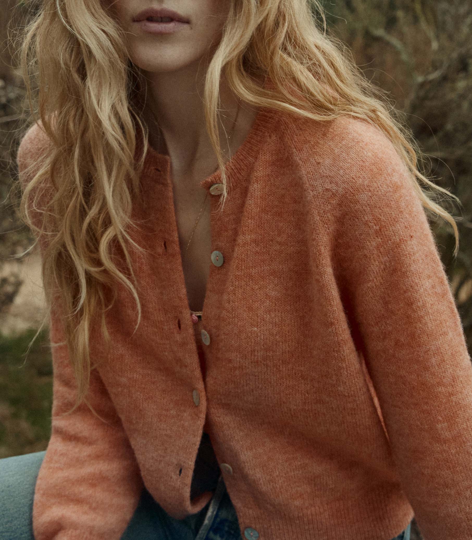 HMD -- PETRA CARDIGAN -- CORAL