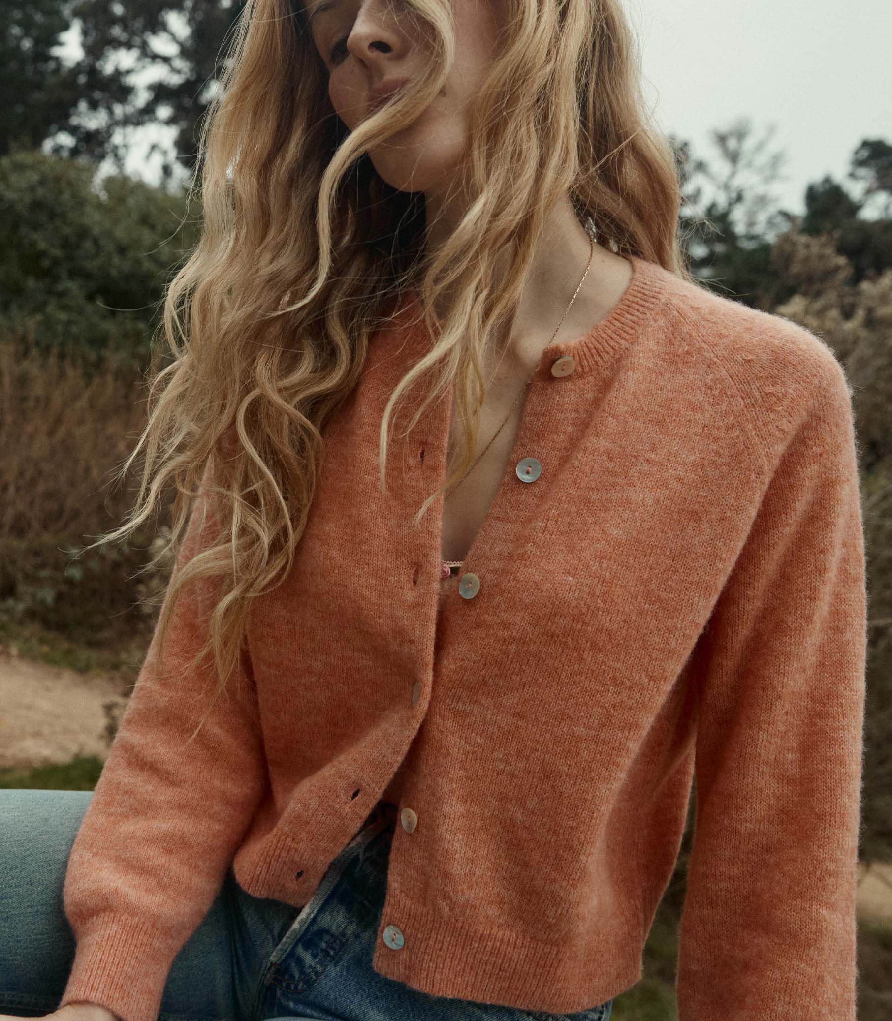 HMD -- PETRA CARDIGAN -- CORAL