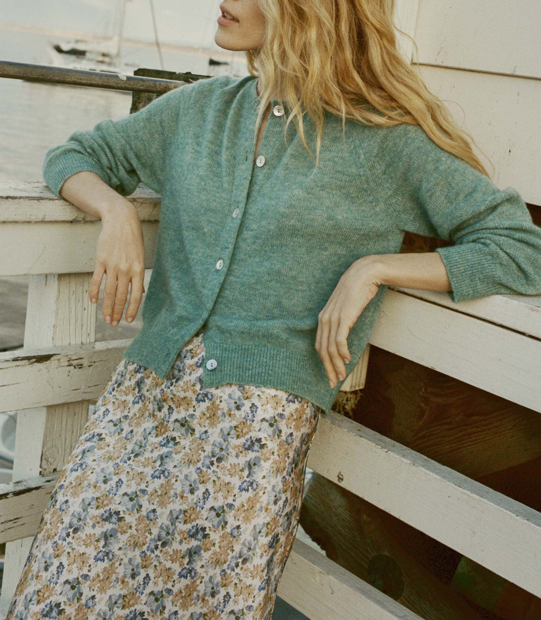 HMD -- ELOWEN SKIRT -- BLEU WILDFLOWER THICKET