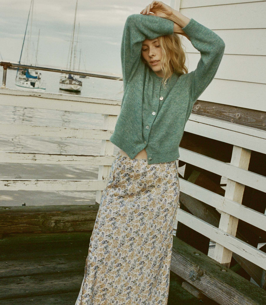 HMD -- PETRA CARDIGAN -- BLEU MENTHE