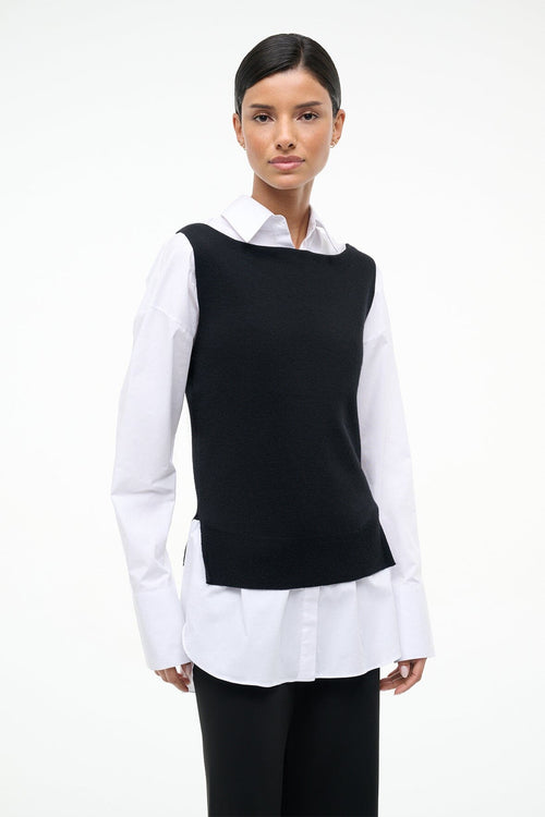 DAMIAN TOP | BLACK WHITE