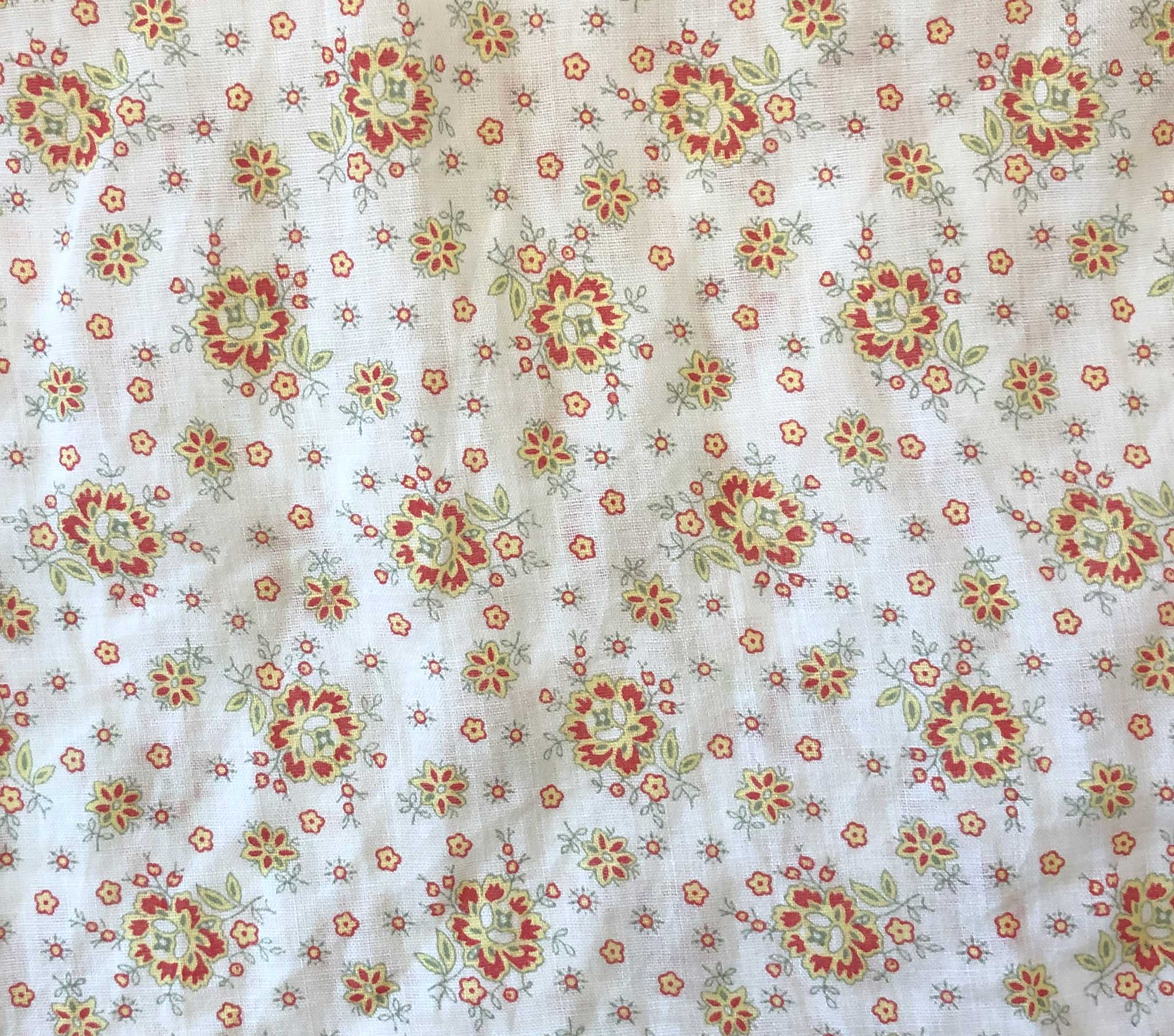 HMD -- THAMES TOP -- ALABASTER COUNTRYSIDE CALICO
