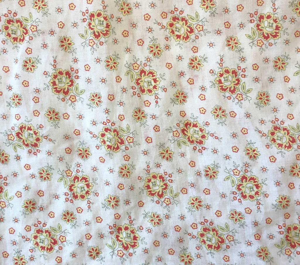 HMD -- PIAZZA DRESS -- ALABASTER COUNTRYSIDE CALICO