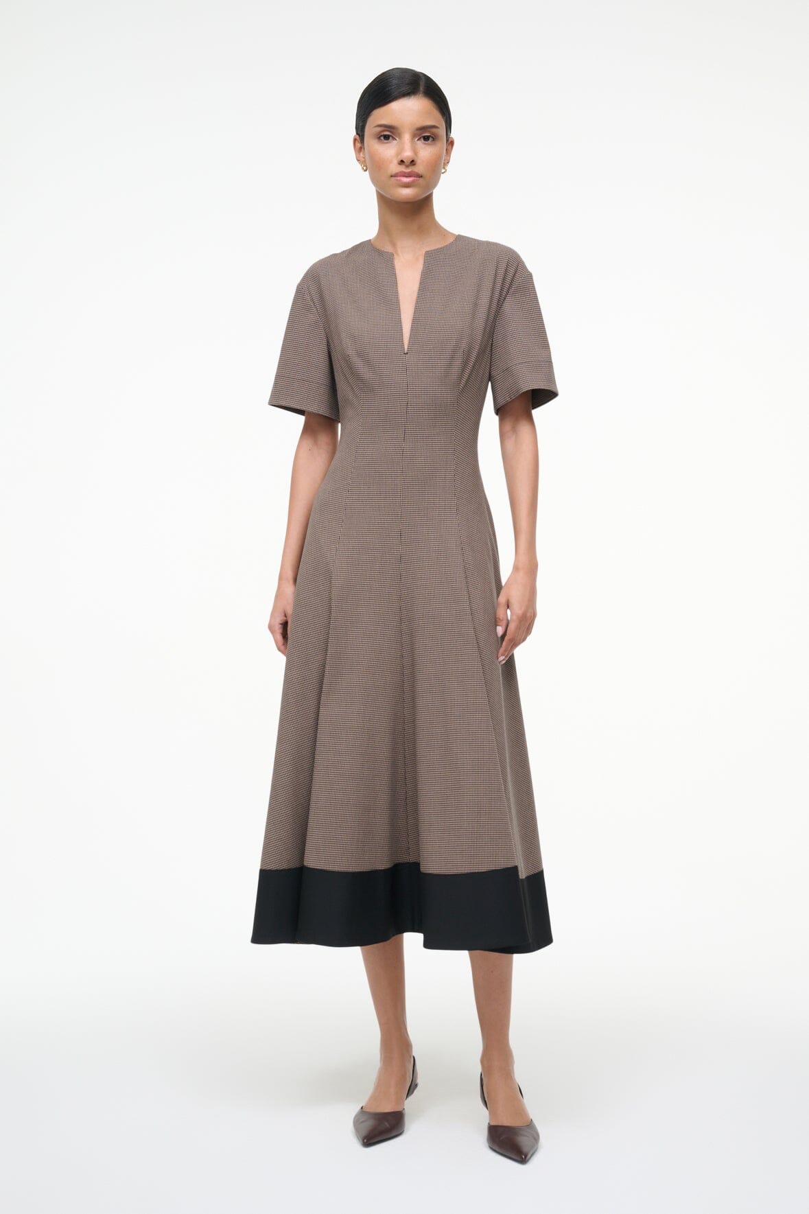FRANCES DRESS | HOUNDSTOOTH