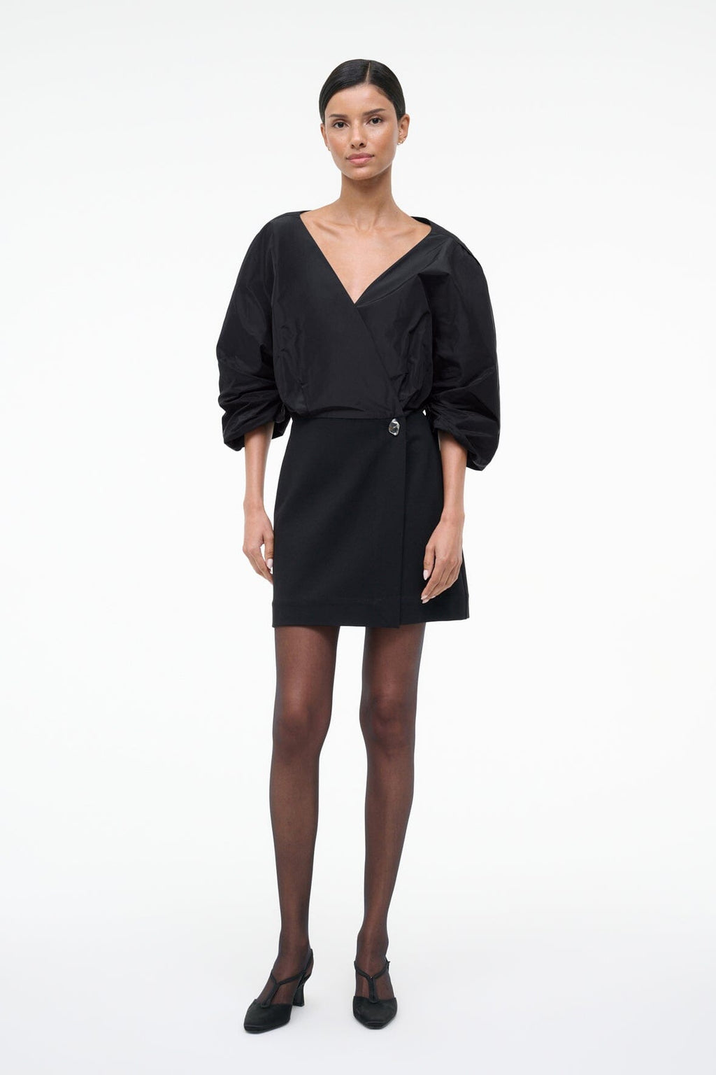 ORION MINI DRESS | BLACK