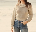 HMD -- TALIA SWEATER -- ANTIQUE IVORY