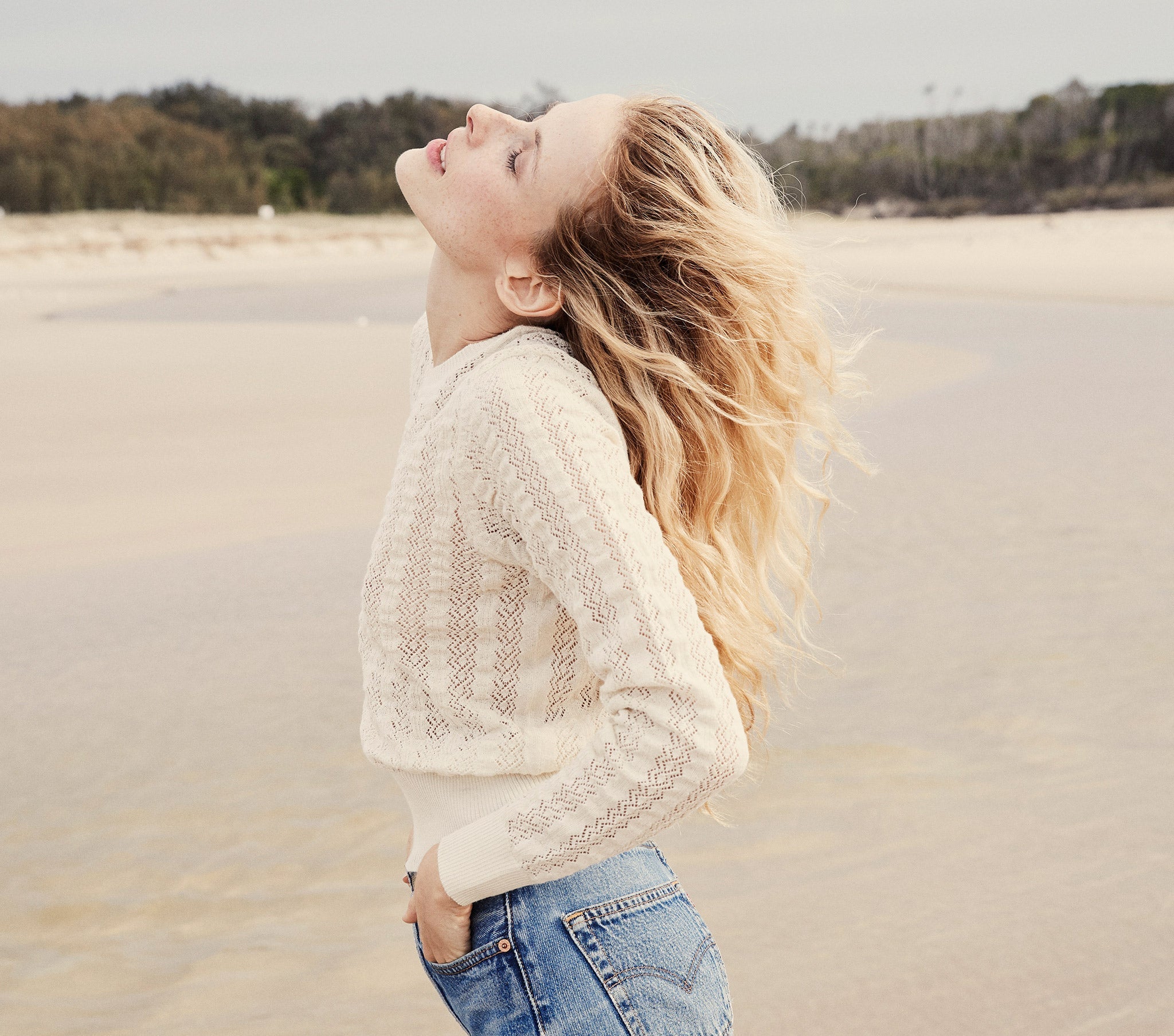 HMD -- NORFOLK SWEATER -- DOVE