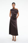 PHARE SILK DRESS | EARTH