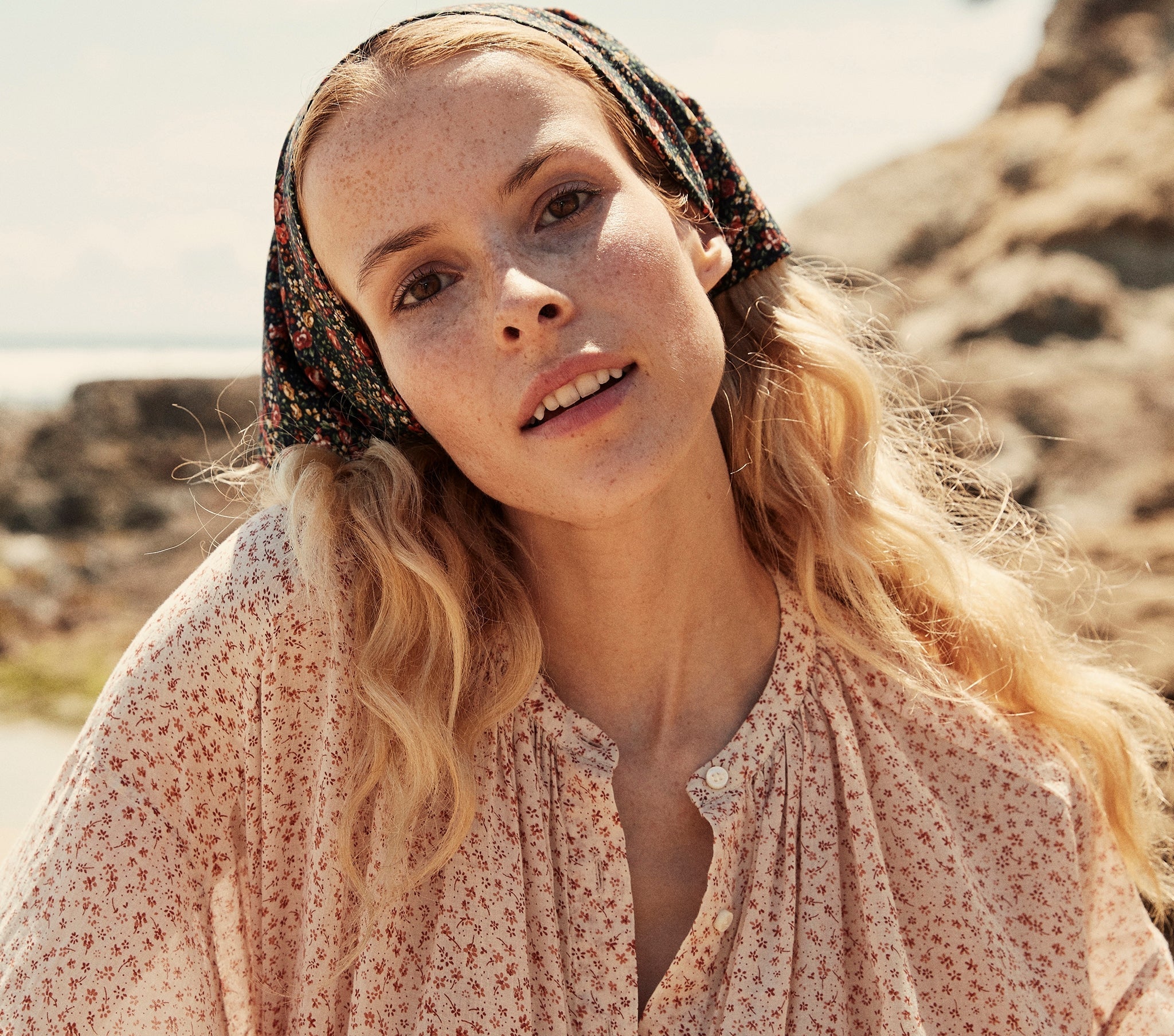 HMD -- THE JANE BLOUSE -- ROSEPINK BABY KATE PRINT
