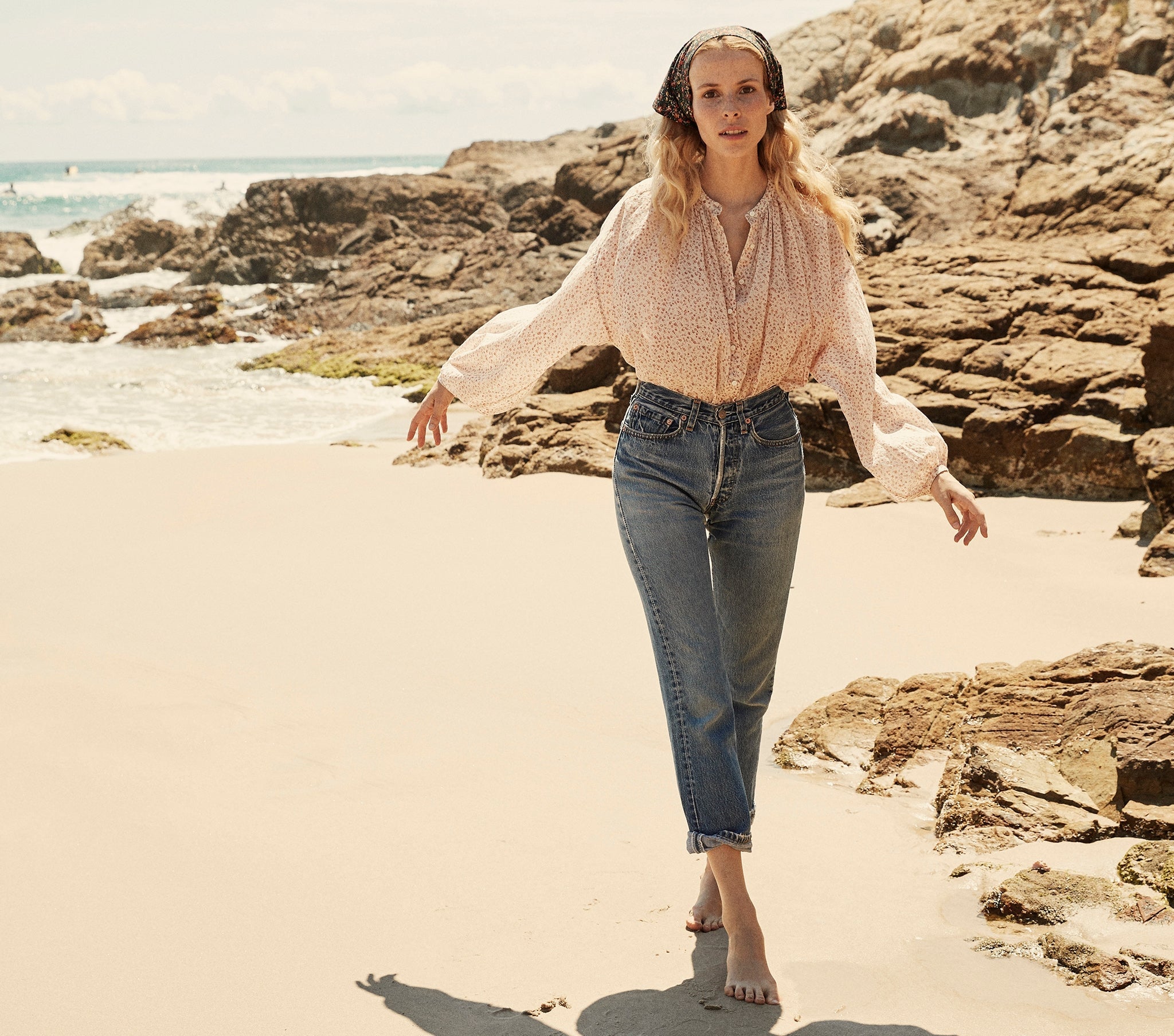 HMD -- THE JANE BLOUSE -- ROSEPINK BABY KATE PRINT