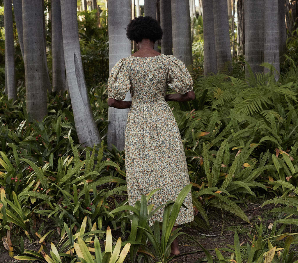 HMD -- ABRIELLE DRESS -- SUNSHINE POPPY BELL FLORAL