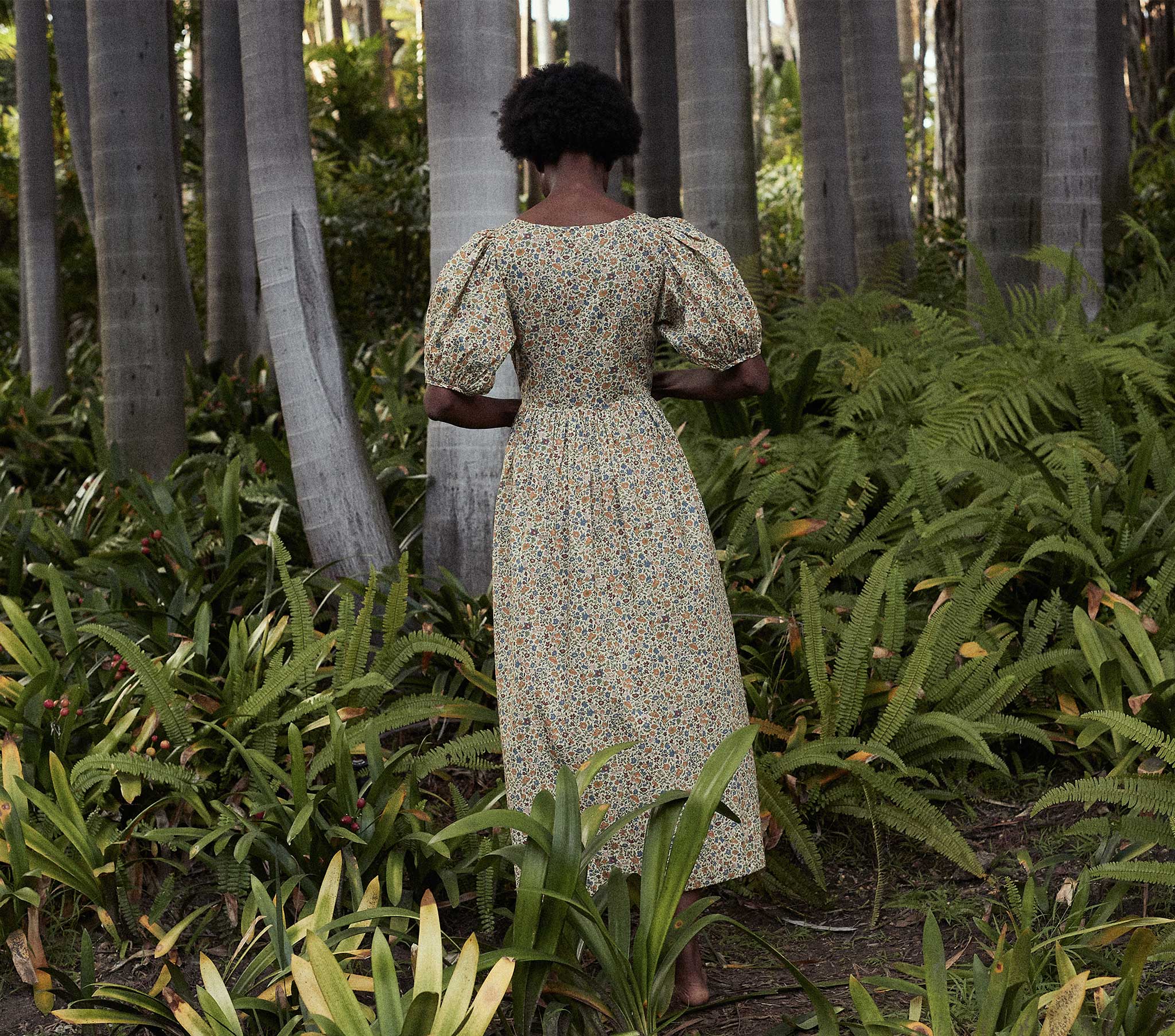 HMD -- ABRIELLE DRESS -- SUNSHINE POPPY BELL FLORAL