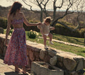 HMD -- AMALFI SKIRT -- CRIMSON COLUMBIA STREET FLORAL