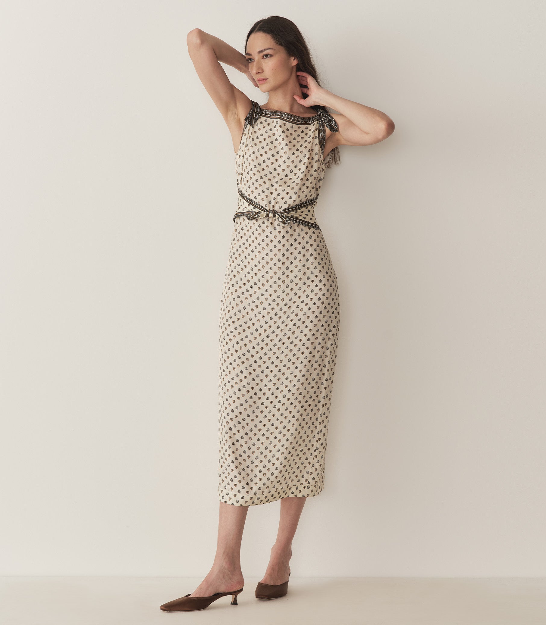 HMD -- AMORETTE DRESS -- RIVIERA FOULARD