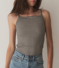HMD -- ANGIE TANK -- NOIR LA MADDALENA GINGHAM