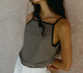 HMD -- ANGIE TANK -- LA MADDALENA GINGHAM