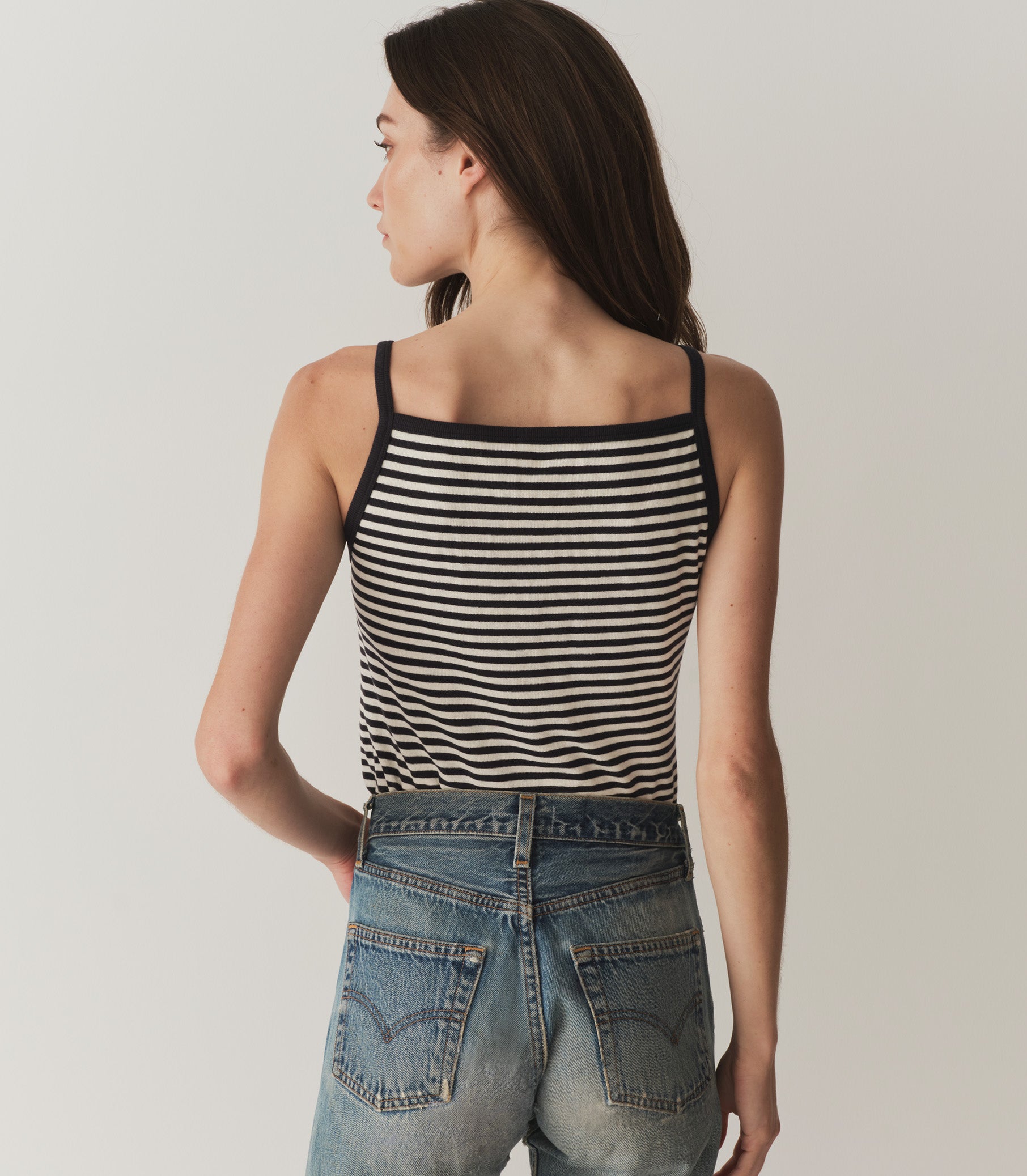 HMD -- ANGIE TANK -- NANTUCKET STRIPE