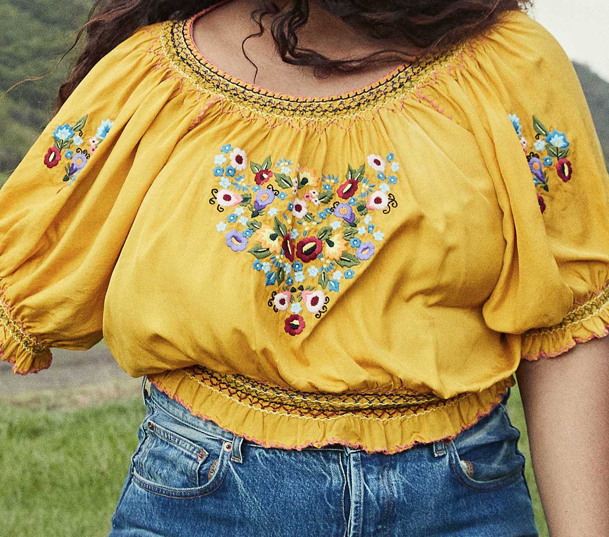 HMD -- ANTONELLA TOP -- OCHRE