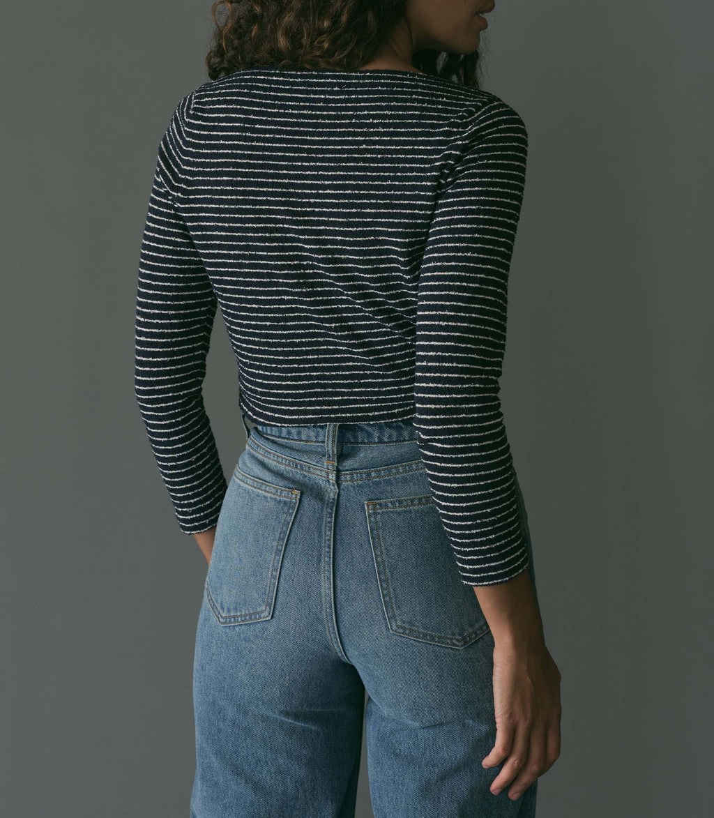 HMD -- ARLANA KNIT TEE -- RIVIERE STRIPE