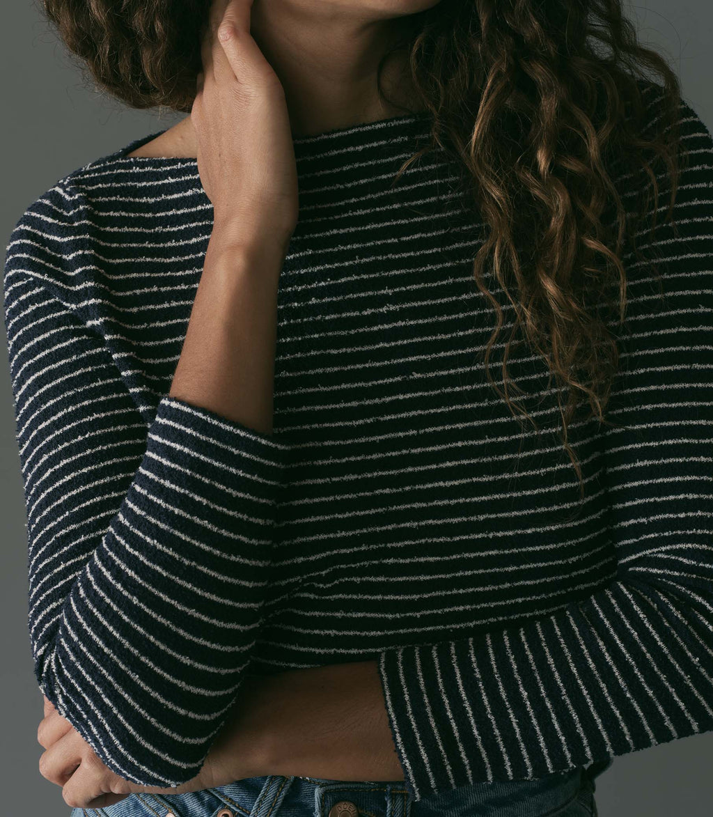 HMD -- ARLANA KNIT TEE -- RIVIERE STRIPE