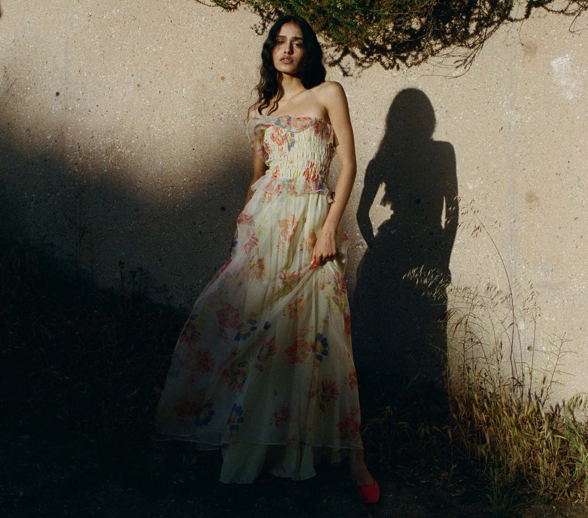 HMD -- AURELIE DRESS -- SWEET GARDENIA