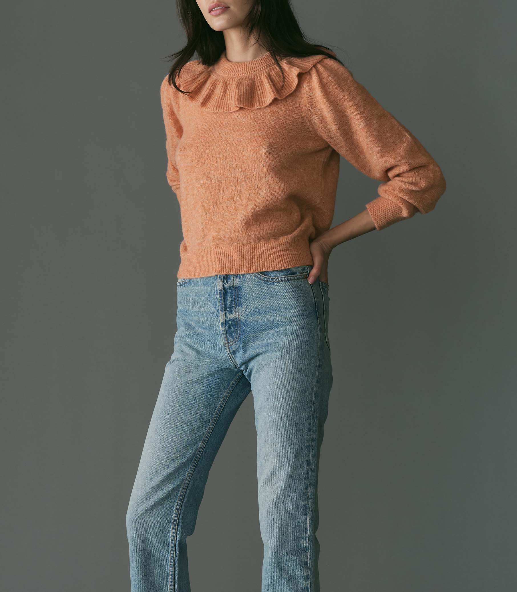 HMD -- AZARIA SWEATER -- CORAL