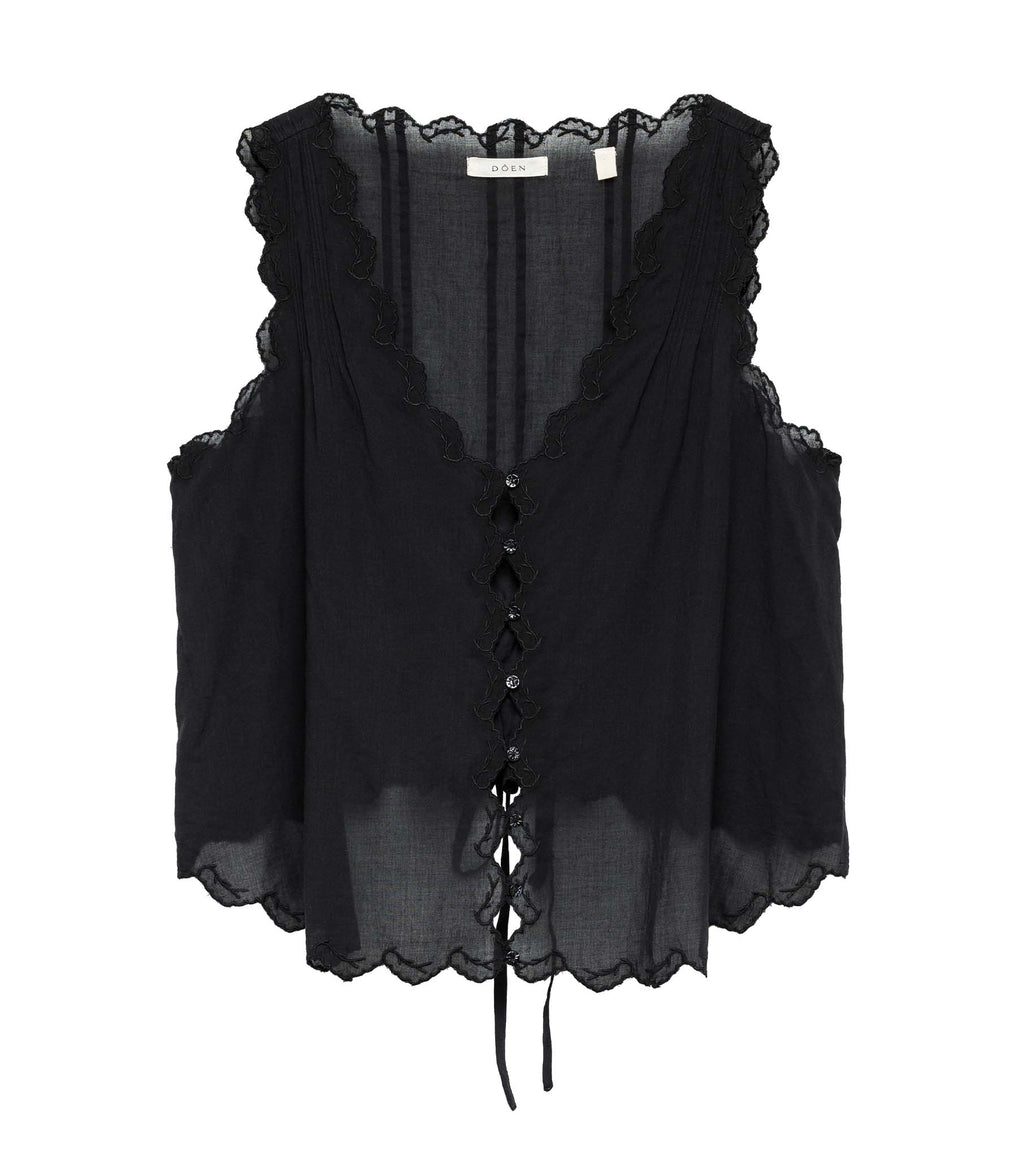 HMD -- ALDORA TOP -- BLACK