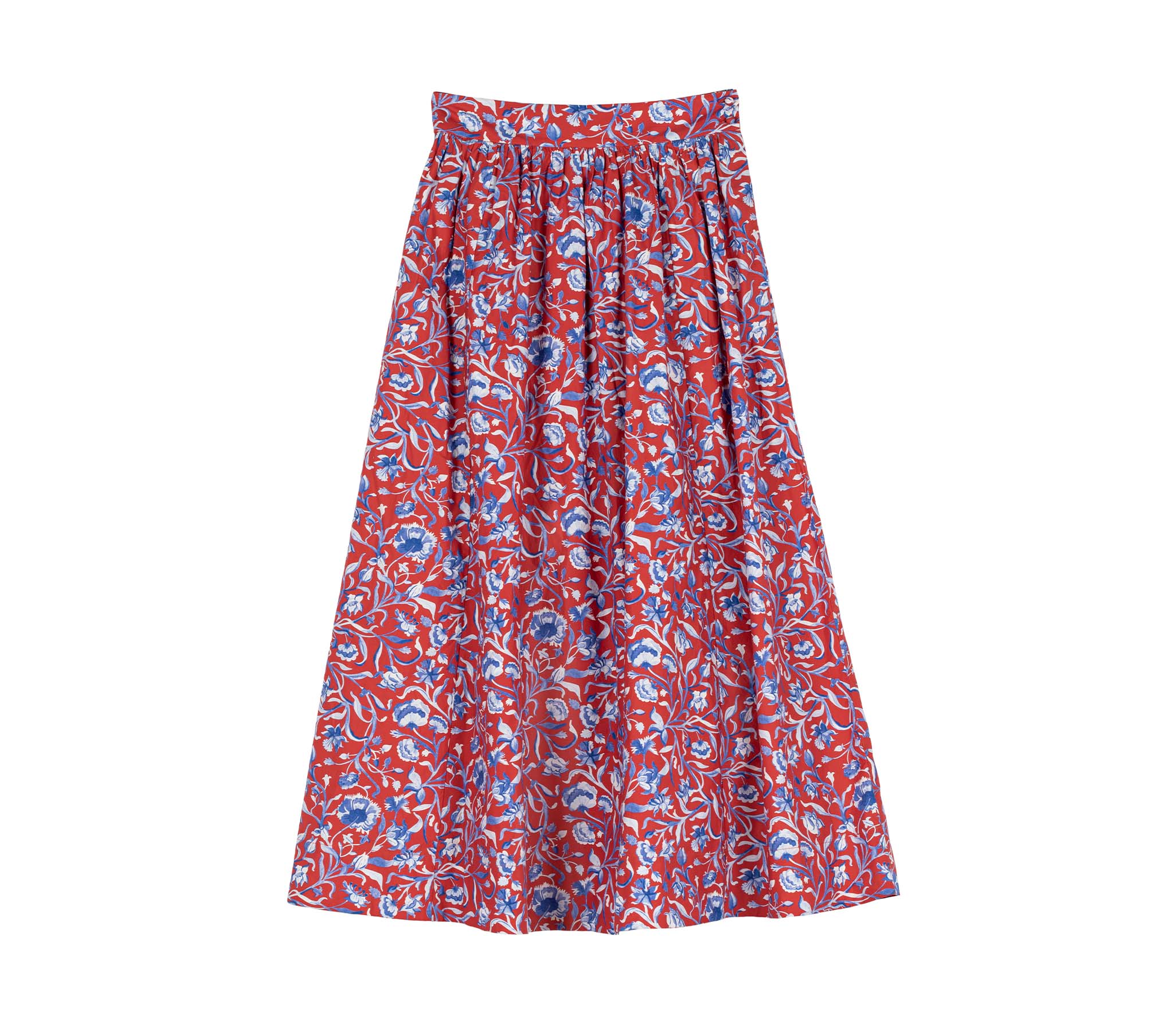 HMD -- AMALFI SKIRT -- CRIMSON COLUMBIA STREET FLORAL