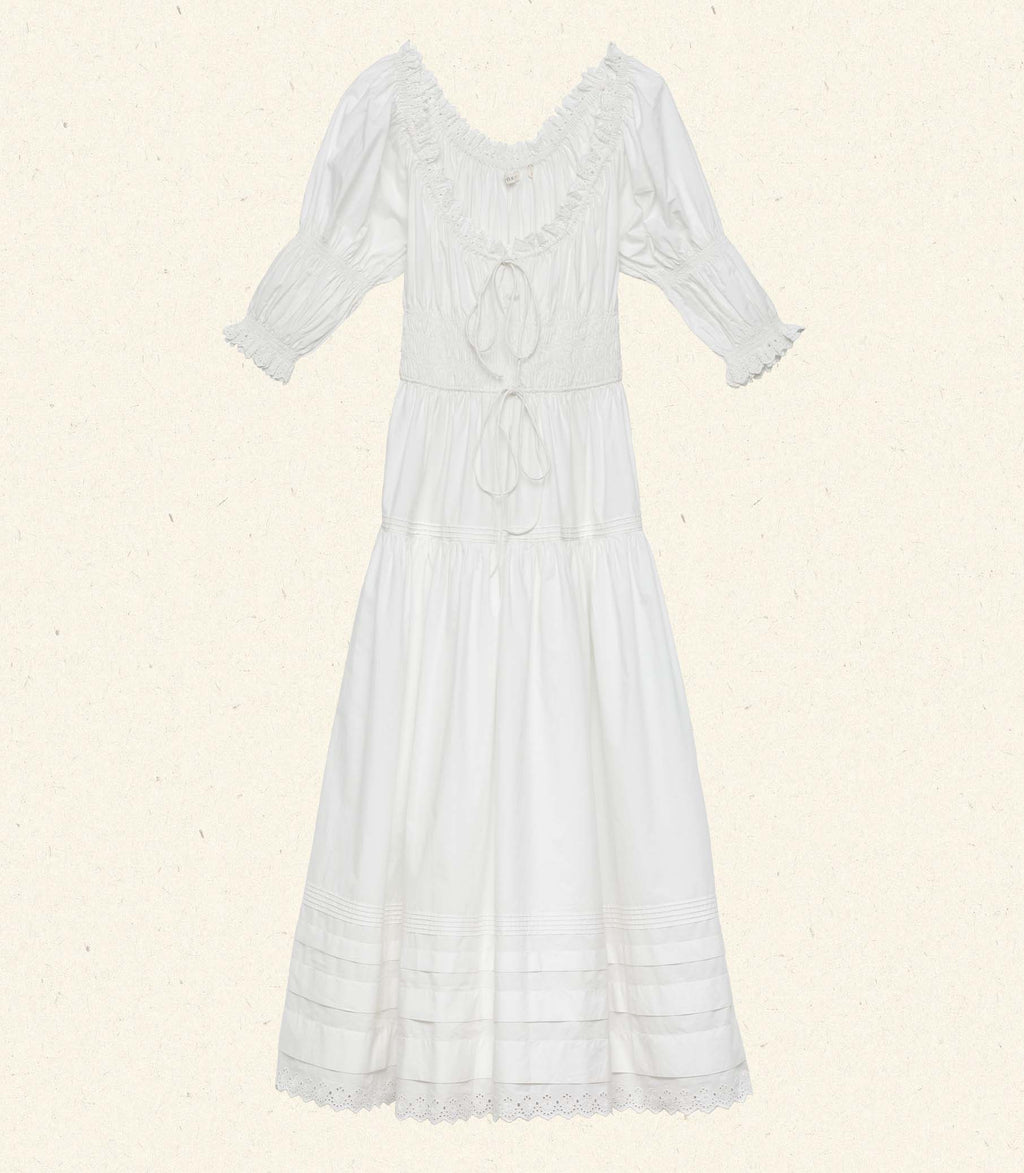 HMD -- BARDOT DRESS -- POWDER