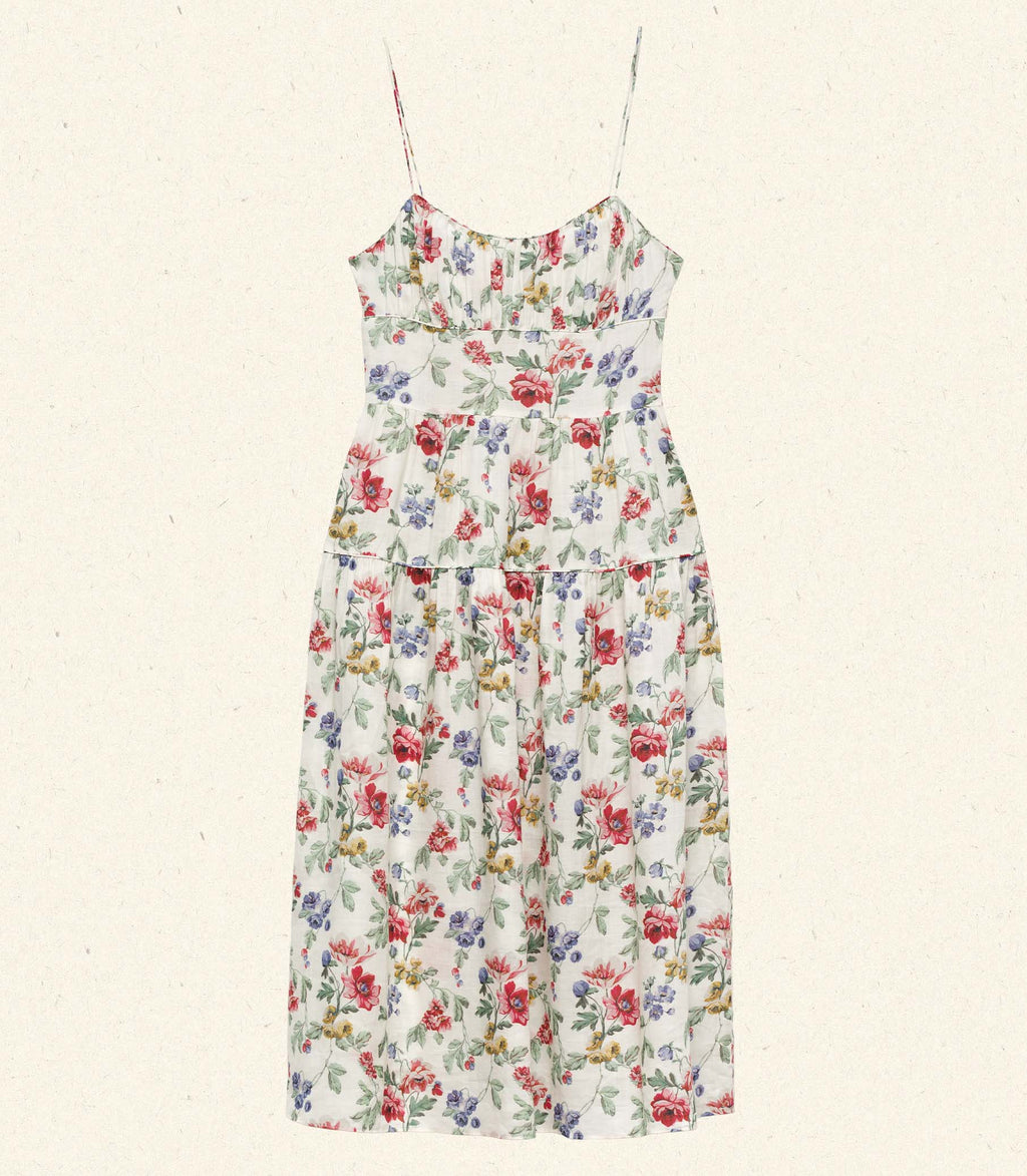 HMD -- BENOIT DRESS -- IVORY WILD ROSE