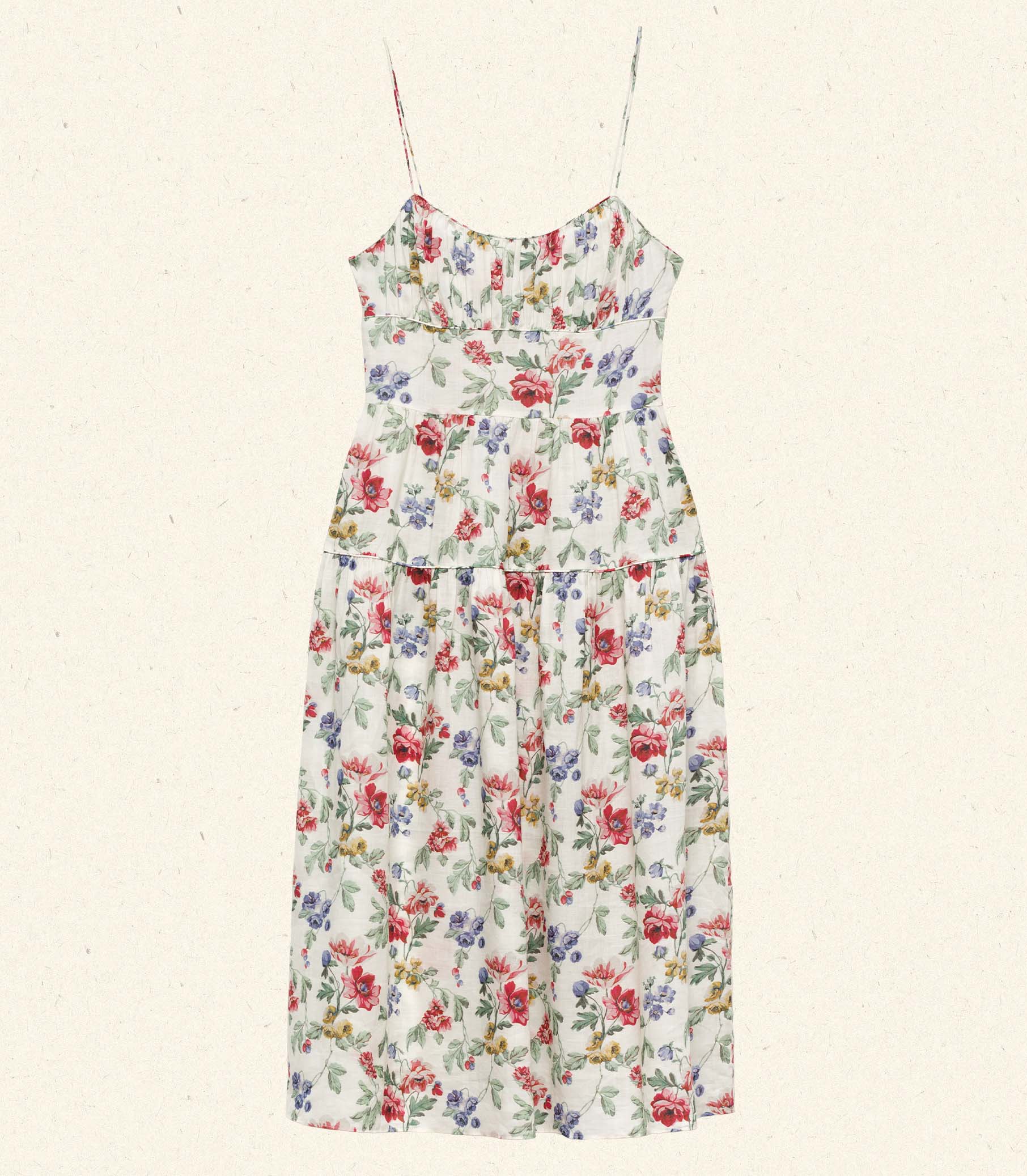 HMD -- BENOIT DRESS -- IVORY WILD ROSE
