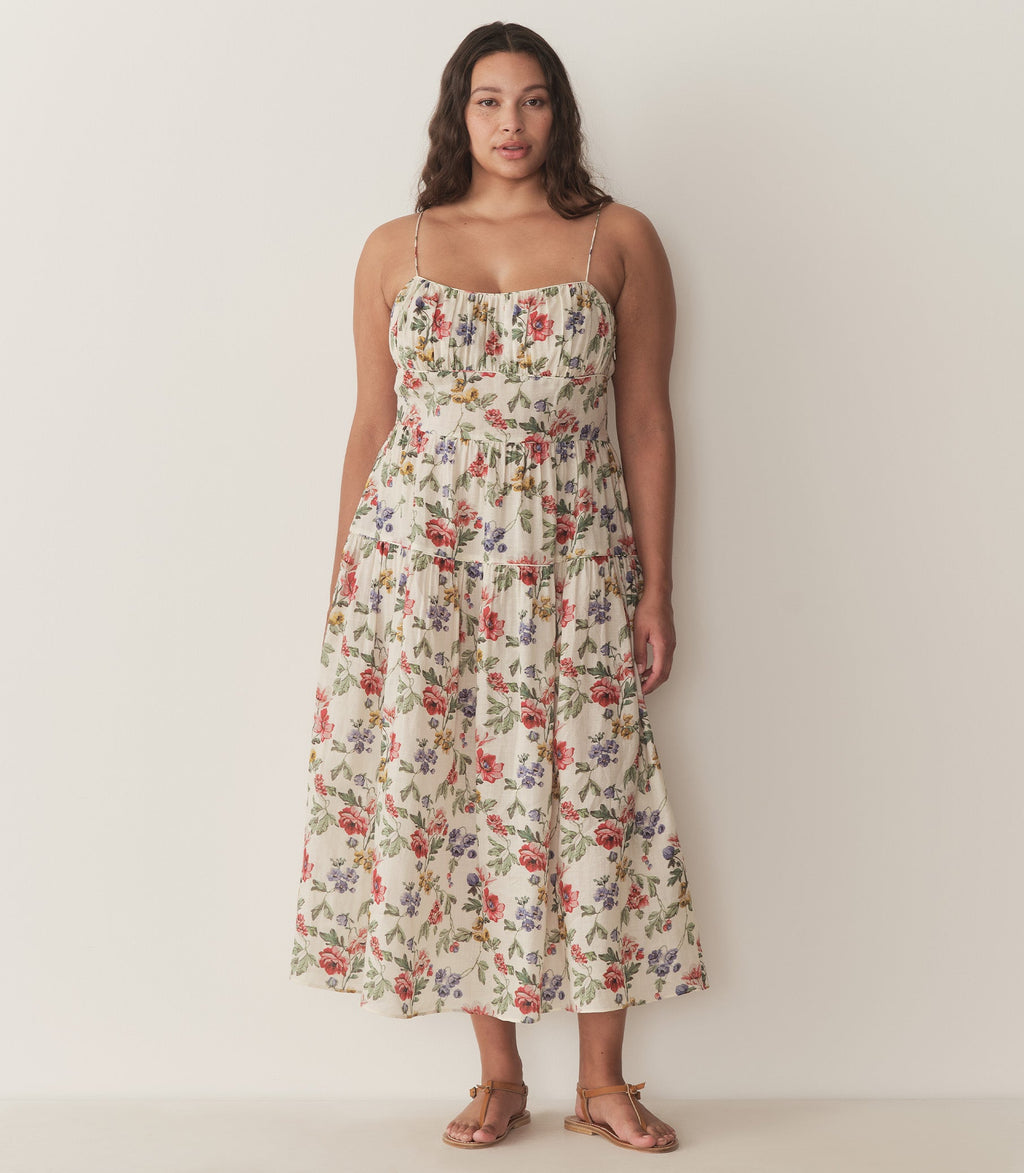 HMD -- BENOIT DRESS -- IVORY WILD ROSE