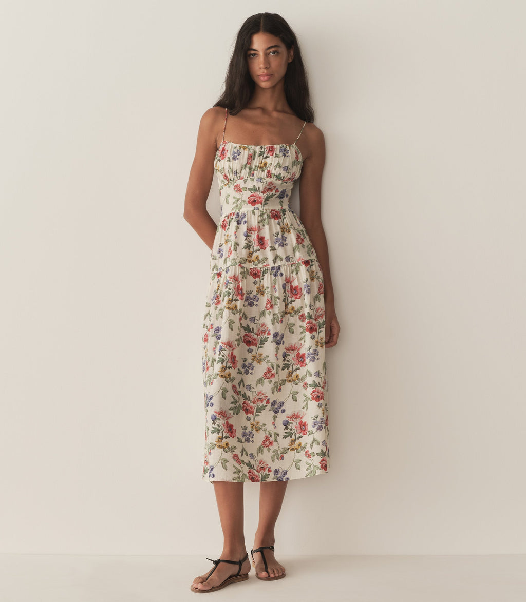 HMD -- BENOIT DRESS -- IVORY WILD ROSE
