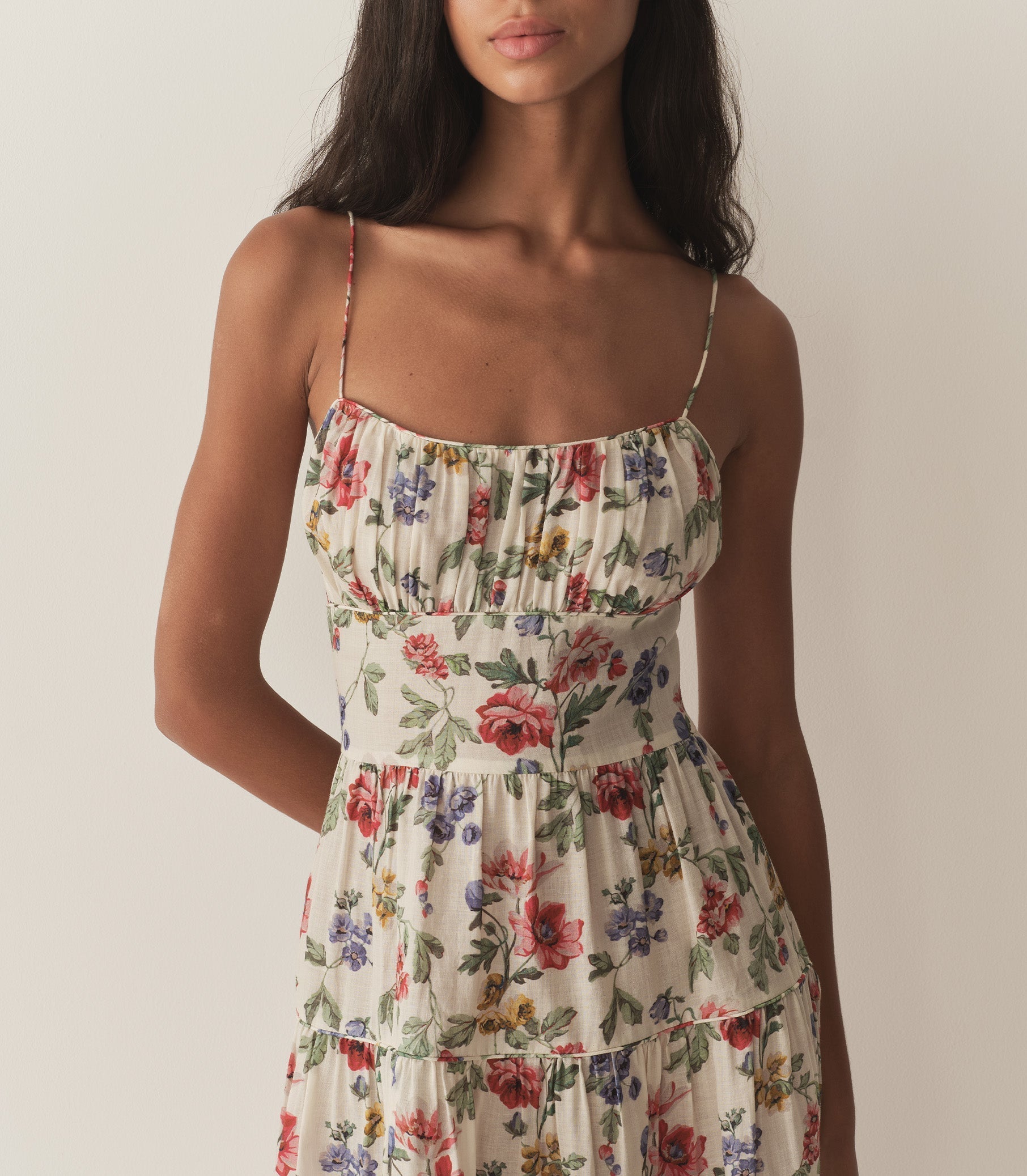 HMD -- BENOIT DRESS -- IVORY WILD ROSE