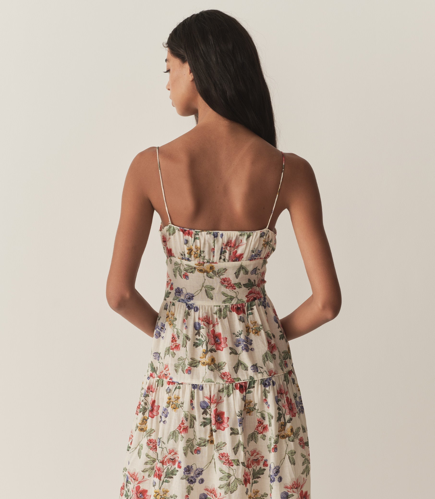 HMD -- BENOIT DRESS -- IVORY WILD ROSE