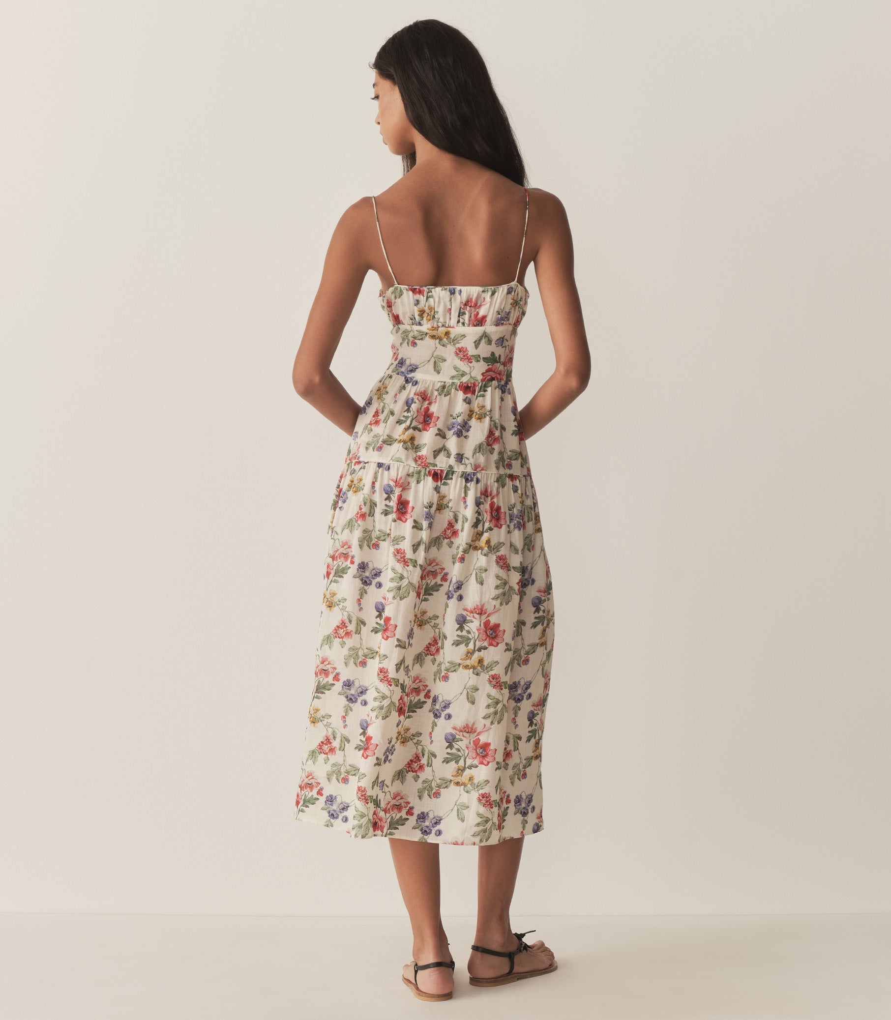 HMD -- BENOIT DRESS -- IVORY WILD ROSE